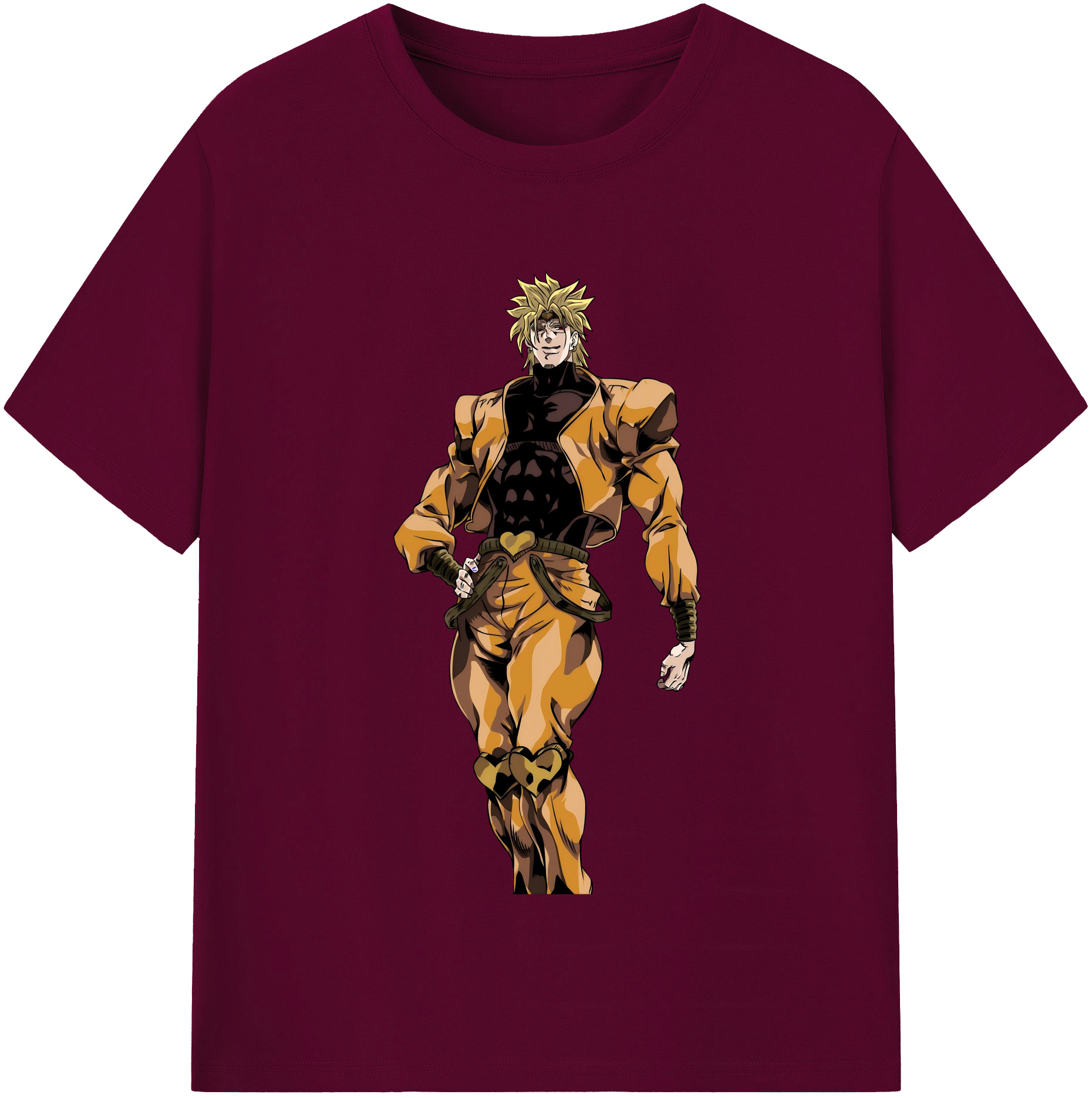 （画像用） ジョジョの奇妙な冒険 ディオ?ブランドー JoJo's Bizarre Adventure Dio Brando レディースカジュアルプリントTシャツ（綿100％）